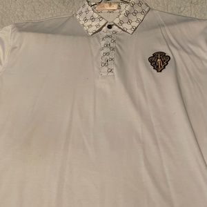 2XL white Gucci polo shirt